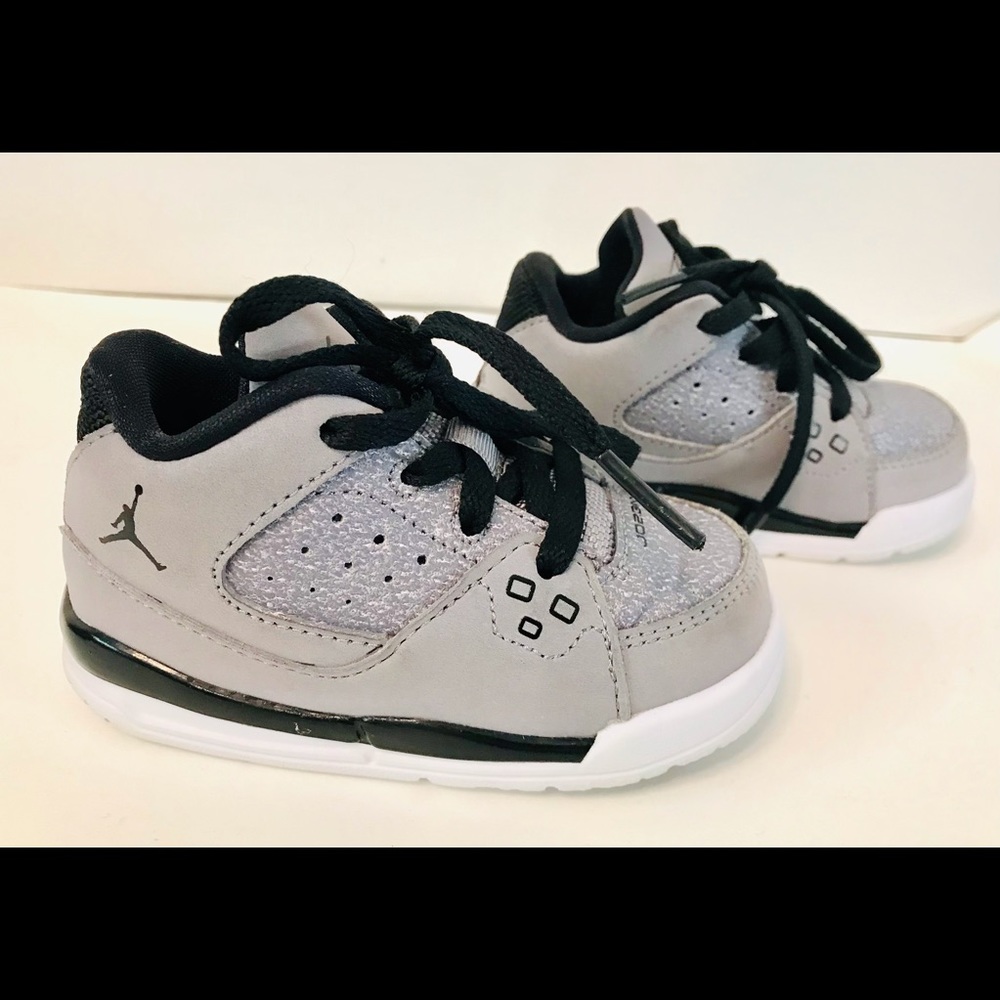 EUC Air Jordans SC-1 low flight Cement Grey toddler Boy size 5C